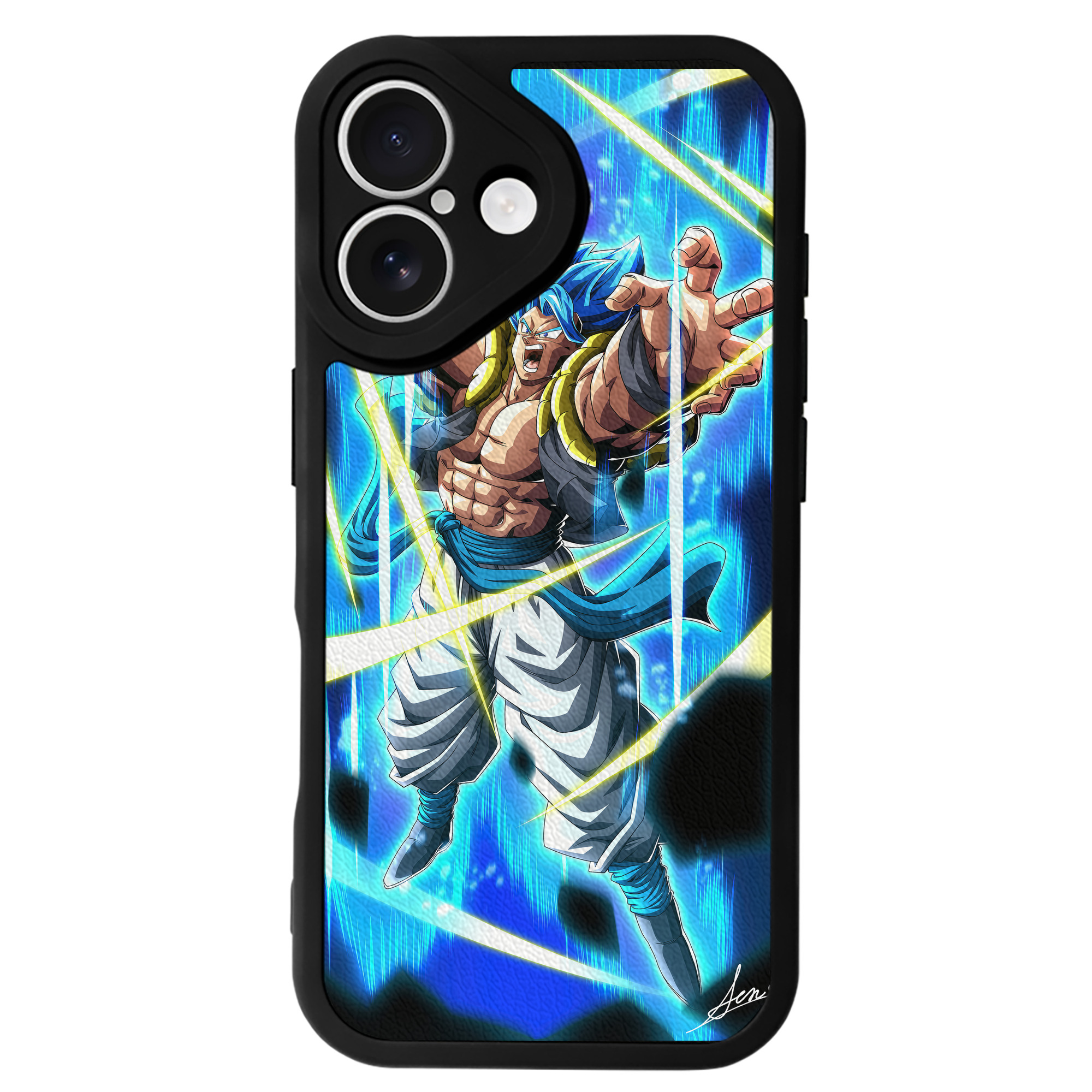 （画像用） ドラゴンボール DRAGON BALL 【iPhone 16シリーズ対応】シリコンスマホケース（レザー調） 材質：シリコン